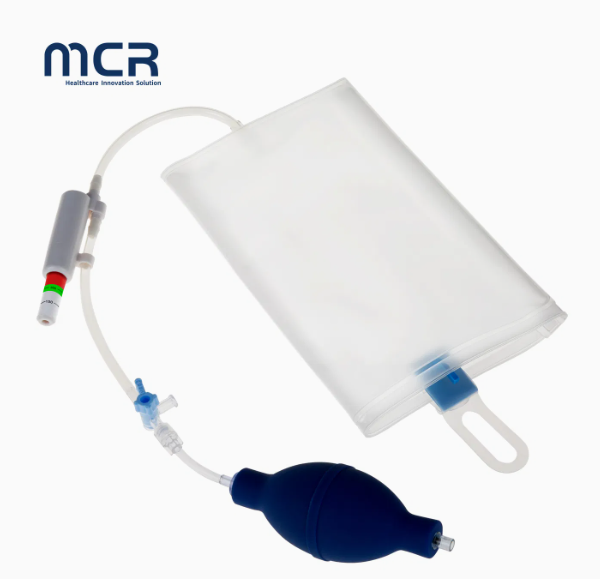 Single Use Medical Grade Pressure Infusor Bag for Emergency Department with Ethylene Oxide Sterilization