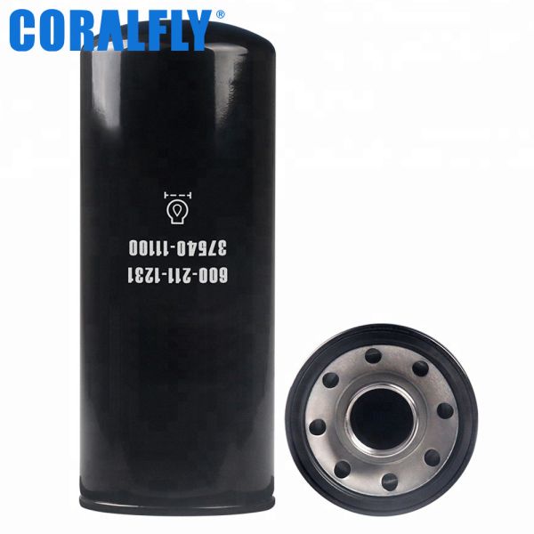 Synthetic Oil Filter 600 211 1340 Komatsu Oil Filter 30 Micron