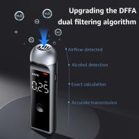 Tempo de resposta rápido Máquina de detecção de álcool portátil de bolso leve Tester de respiração de álcool Mr preto 1000