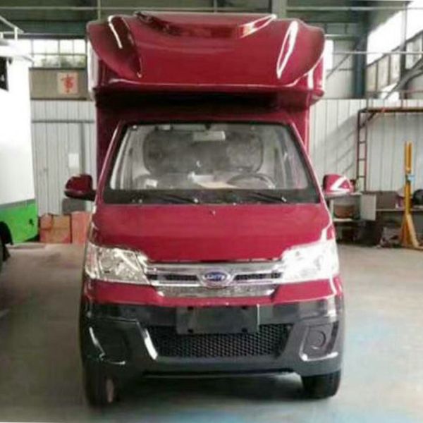 CHERY Vintage Burger Ice Cream Vending Trucks , Mobile Fast Food Vans