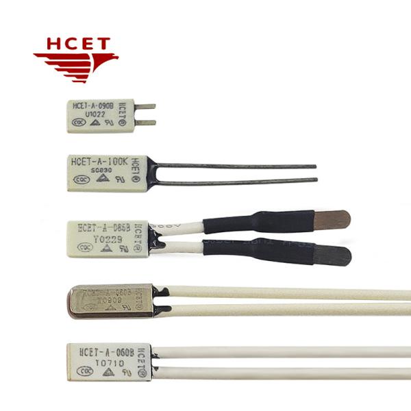 HCET OEM Thermal Temperature Protection thermostat switch for space heater Motors/Battery