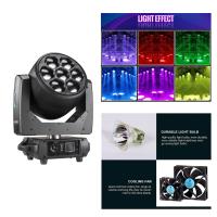 Festival de Música LED DMX512 Moving Head Beeye Zoom Beam Stage 7pcs 40W 4in1 Light