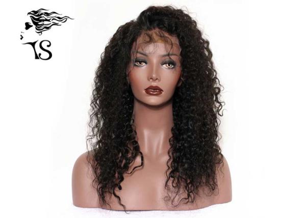 Brazilian Long Human Lace Front Wigs Kinky Curly / Body Wave / Loose Wave Style