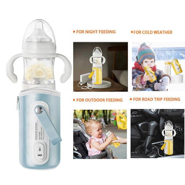 Portable 8 Oz Feeding Formula Mixing Baby Bottle PPSU Odorless 5 In 1 For On The Go