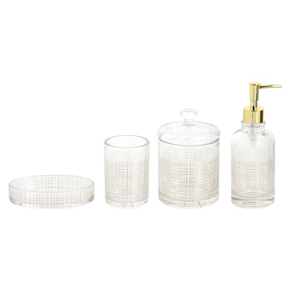 Modern Style Glass Bathroom Accessories Set Vintage For Home Hotel