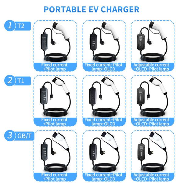 Best Saej 1772 Mode2 16A Portable EV Car Charging Electric Charger Electric Charging