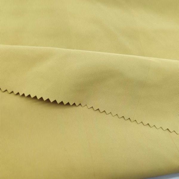 Soft Stripe 100% Polyester Dyed Winter Outdoor Down Fabric 177G Windproof
