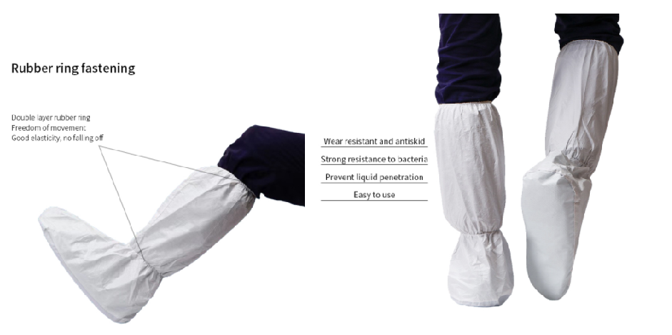 SMS Medical Disposable Boots Cover Breathable For Hospitals Elder Centre