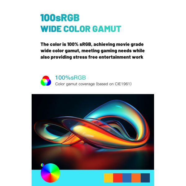 Resolución 4K 27 pulgadas LED PC de juegos Monitor de altura ajustable Bracket 165Hz tasa de actualización