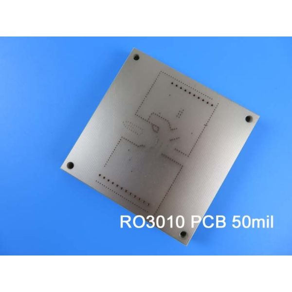 Rogers RO3010 RF Printed Circuit Board 2-Layer Rogers 3010 50mil 1.27mm Microwave PCB with Immersion Silver
