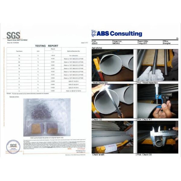 High Pressure Titanium Tube , ASTM B338 Gr2 Titanium Seamless Pipe