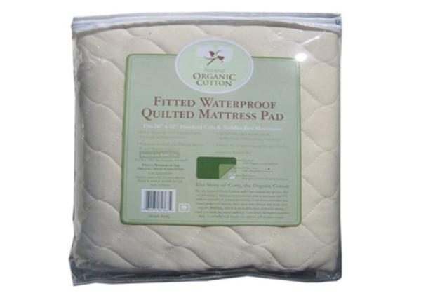 Organic Cotton Cradle Mattress Pad , Comfortable Toddler Mattress Pad