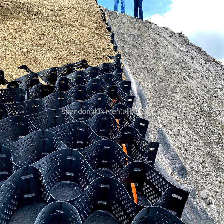 Промышленный HDPE почвенный стабилизатор Геоклеточный пластиковый гравийный стабилизатор для стабилизации