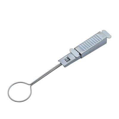 Aplicação de um sistema de fixação de tensão para cabos FTTH de aço inoxidável 304