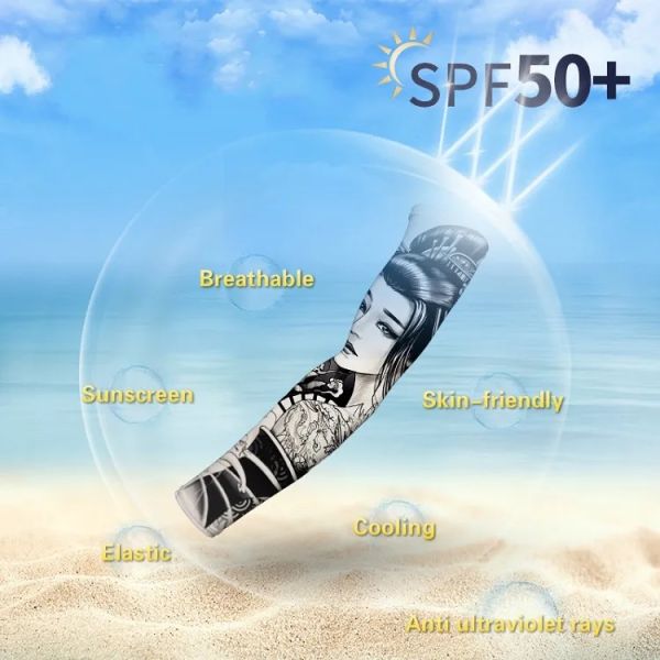 Рукави руки обжатия Lycra полиэстера охлаждая задействуя для солнцезащитного крема на открытом воздухе спорт