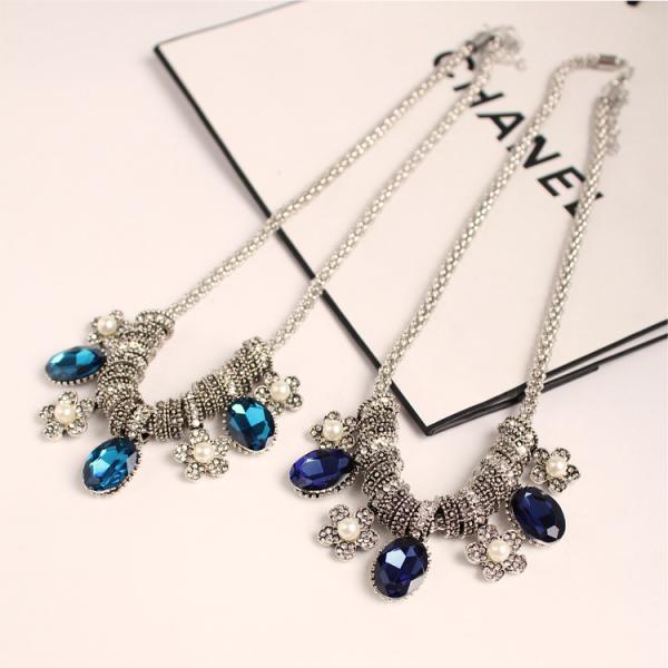 Fashion hold opal necklace