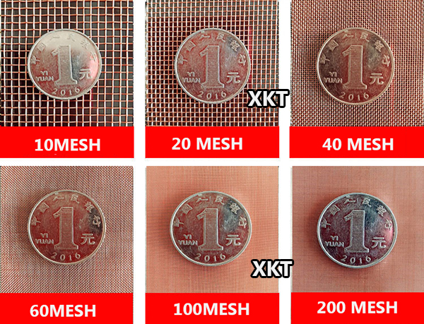 20 сетки простых ткацких красных медных проволочных сеток 99,9% чистого медного металлического экрана