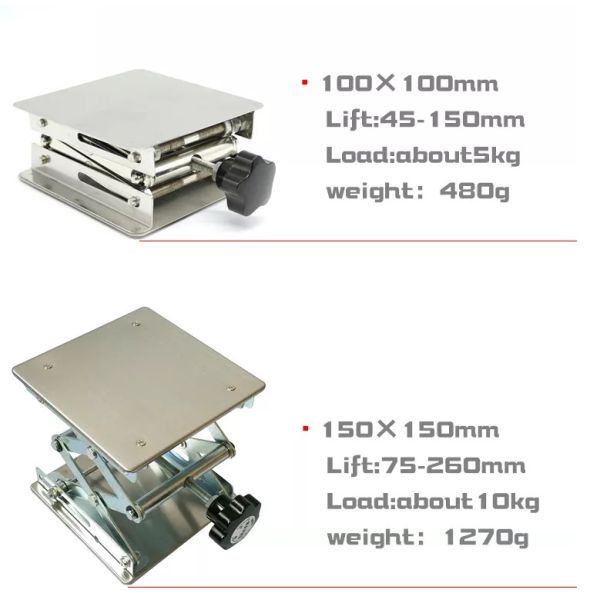 Таблица стойки лаборатории школы Scissor подъем 250*250mm лаборатория руководства Scissor подъем