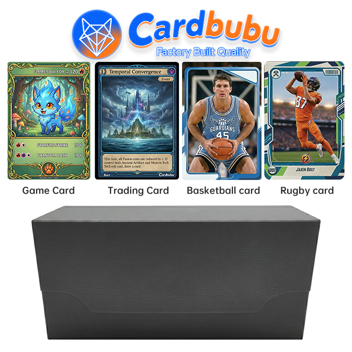 Custom PP Large Card Deck Box 300 Cards Double Sleeved Card Storage Box OEM