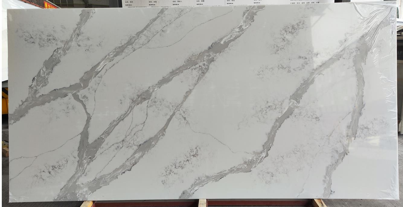 Bathroom Worktops высокого кварца Ridigity 6mm искусственного каменный кроет верхнюю часть черепицей острова кварца