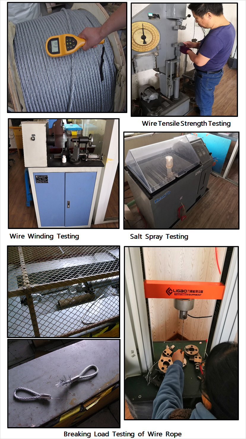 Cable de gimnasio recubierto de TPU negro de 7x19 4mm-6mm para equipos de fitness