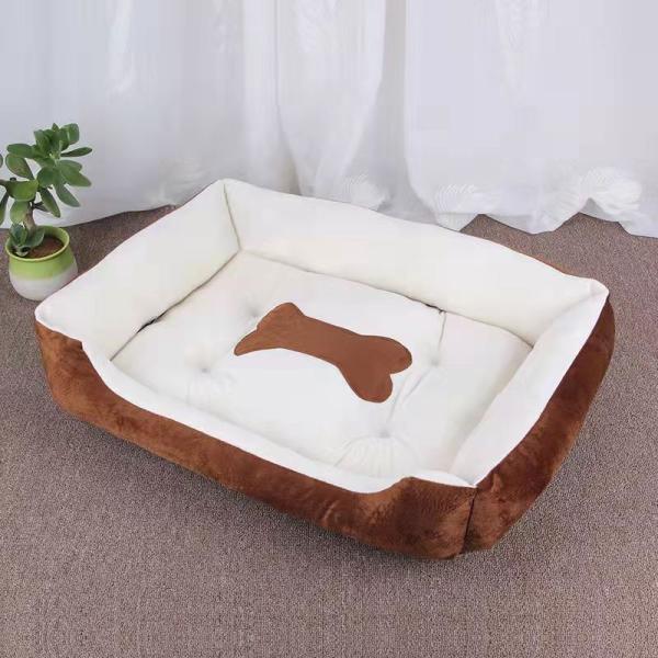As camas ortopédicas do cão para a cama apoiada do Ped do algodão dos PP do sono impermeável e fácil limpam