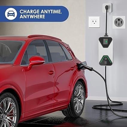 3.6Kw / 7.2Kw Ev Chargerev Cable de Carregamento Carregador Ev Portátil Mobilidade Melhorada e Garantia de Alcance