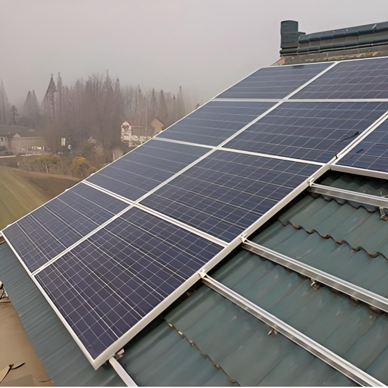 Solar Panel Roof Mounting Brackets for Standing Seam Tin Roof Anti-Corrosion Customizable Fast Installation