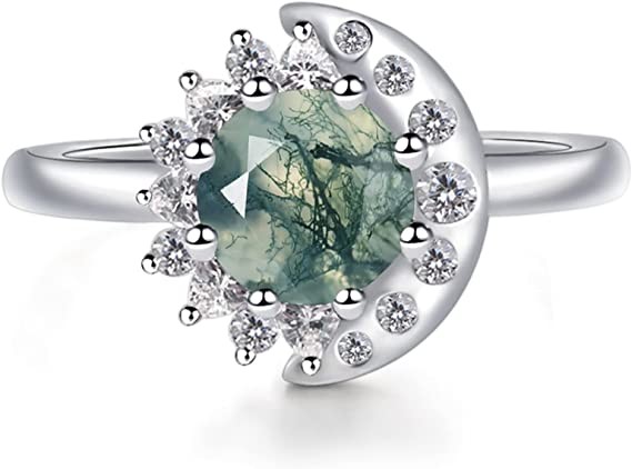 Стерлинговые серебряные лист Aventurine нефрита формы Marquise 925 открытые звенят подарки прованских ювелирных изделий колец лист Handmade уникальные для Wo