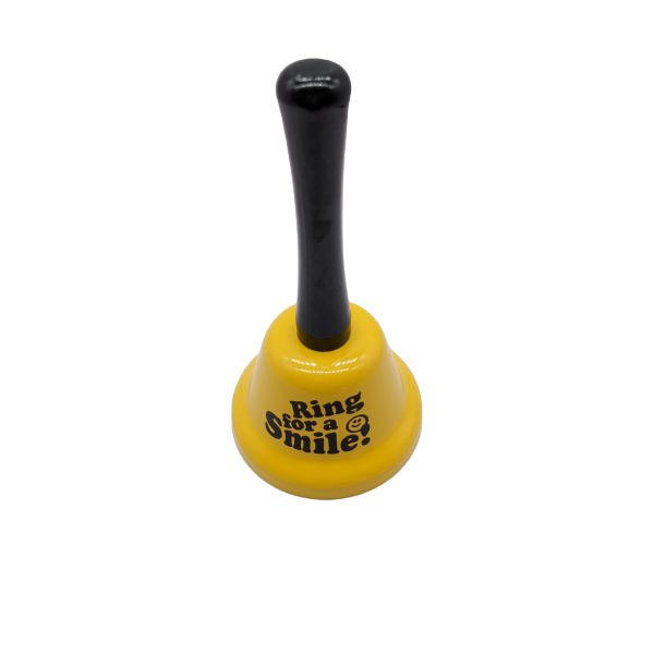 Hand Bell Custom Logo Handle Desk Bell Kiss Call Bell for Calling Cute Party Toy Ring