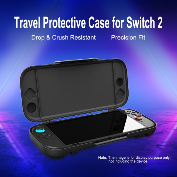 【Max Protection】 Shockproof PC Case for Nintendo Switch 2 Heavy-Duty Hard Storage