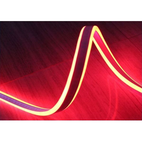 Красный гибкий неоновый свет веревочки, двойной бортовой супер гибкий неон привел света веревочки