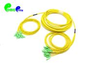 SC APC - longitud de 24F SM del desbloqueo 2.0m m de los cables del remiendo de la fibra óptica del SC APC G657A2 9/el 125μm