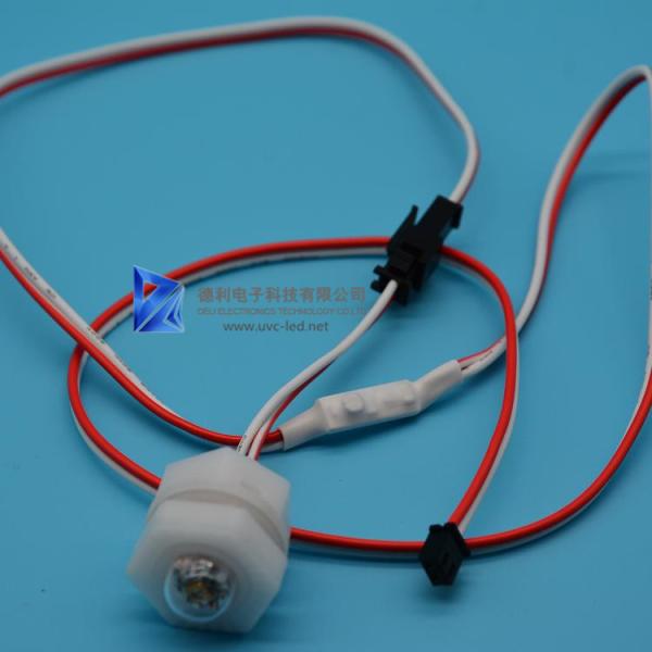 DC 12/24V UV LED Lamp Sterilizer 265nm Wavelength DUV LED With Hexagon Nut
