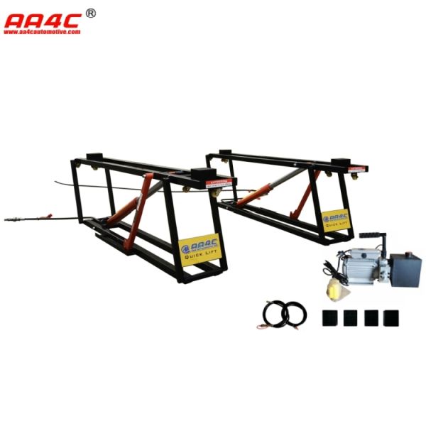AA4C QUICK LIFT Extended & Heightened Portable Car Lift 2800KG/3600KG/3800KG Mobile for Rescue & Car Wash  L520H L750H