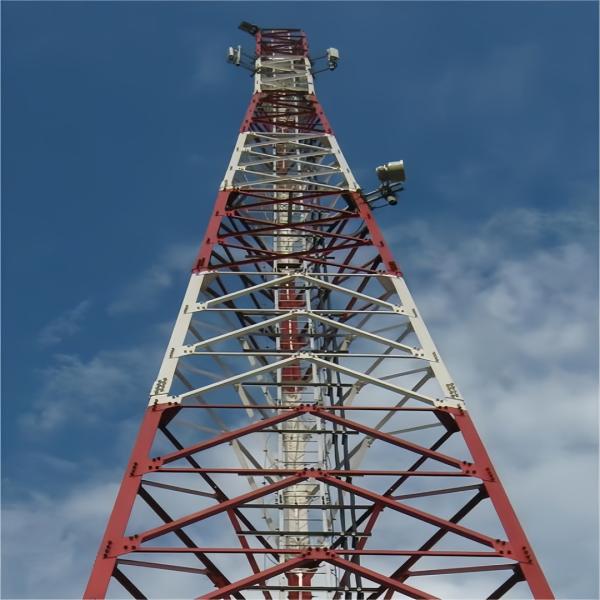 BTS太陽光発電通信塔&アクセサリー 3脚の角形自立式無線塔