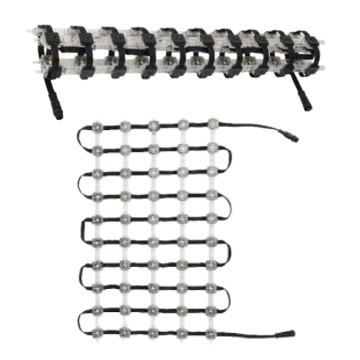 P110 LED Mesh Pantalla flexible SMD2727 Material de PC IP67 para uso al aire libre