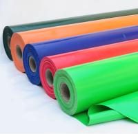 Tecido revestido em 100% poliéster PVC plástico PVC vinil rolos de lona para material de cobertura de caminhão