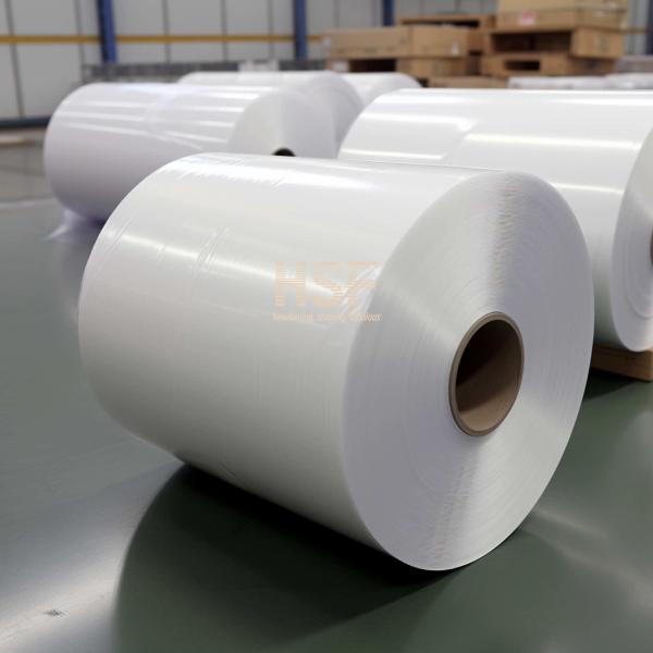 Fios de polipropileno monoorientado branco translúcido de 75 uM para embalagens alimentares