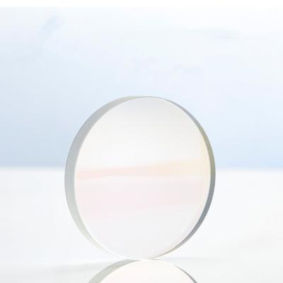 lente de focalização transparente de quartzo JGS1 de 24*7mm que reveste 1064AR