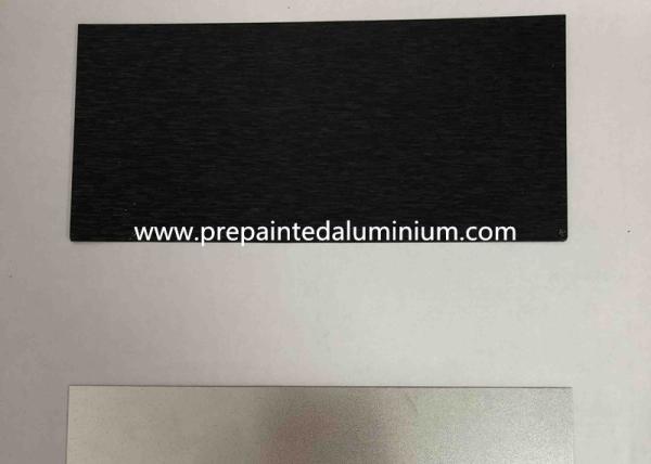 Anodized Pre Painted Aluminium Sheet Oxide Hair Line Color Alu Alloy Surface Treatment Plant