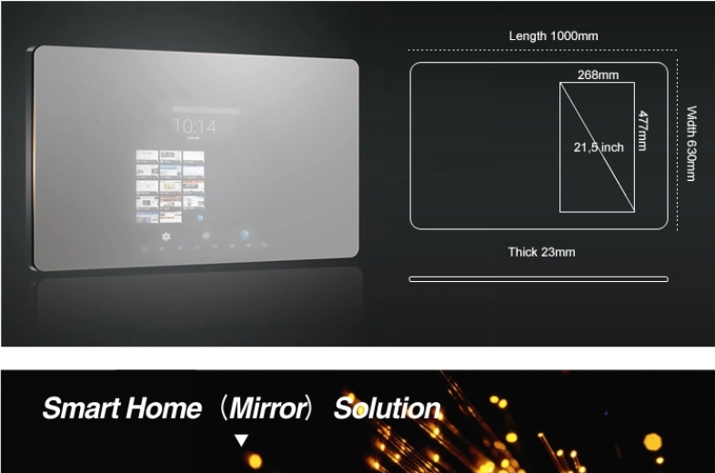 стена 85W 700cd/M2 установила зеркало VESA Signage взаимодействующее PCAP цифров волшебное