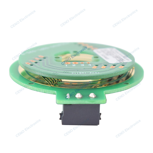 PCB-style Pancake Slip Ring with electric power & CAN signal for robotic arm