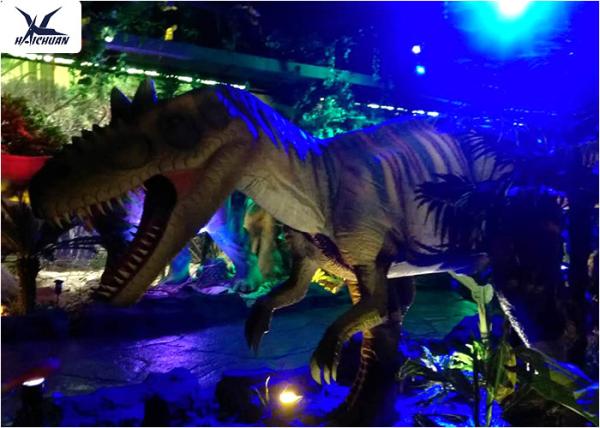 Sunproof / Waterproof Life Size Jungle Animals With Infrared Sensor / Remote Control