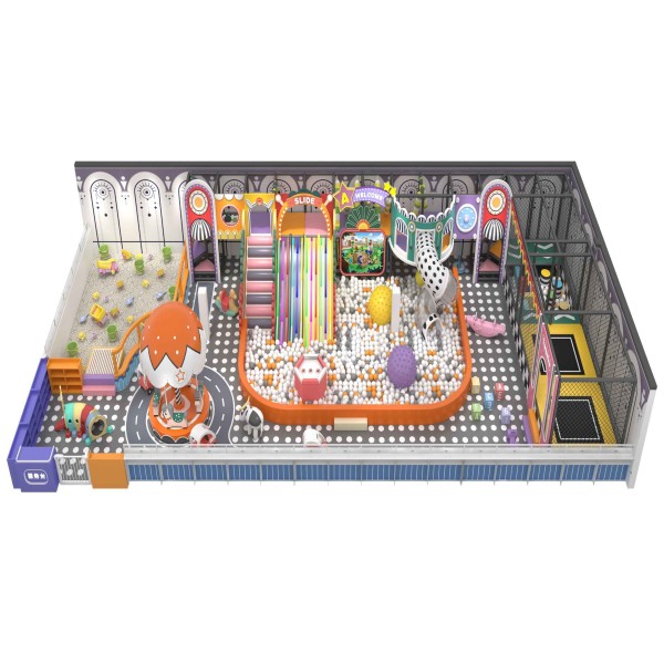 Luxury Family Entertainment Center Custom Indoor Soft Playground for Kids Full Day Leisure