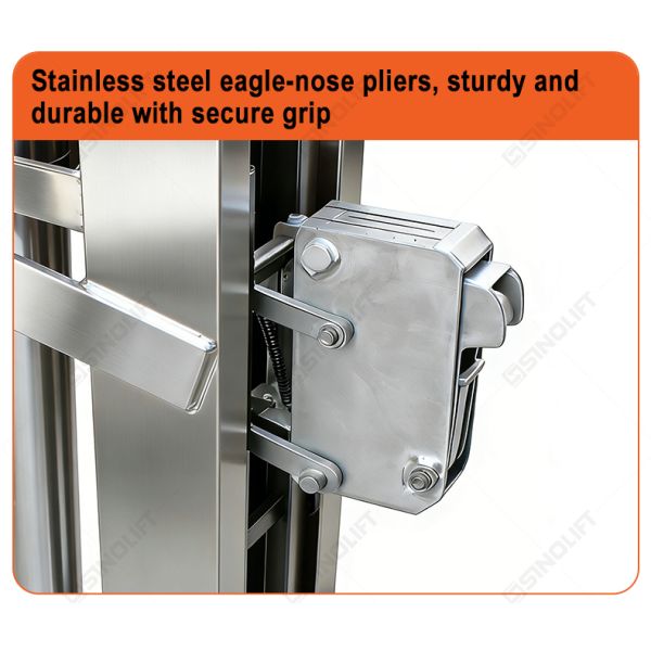 DTF450S Stainless Steel Hydraulic Drum Truck