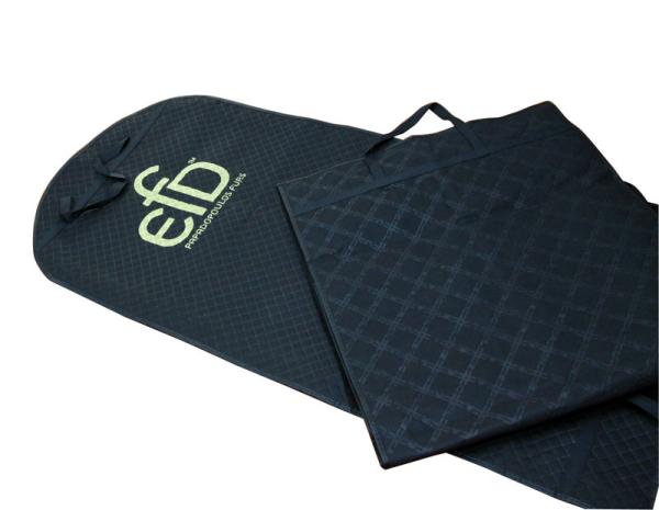 Non Woven Fabric Suit Garment Bag Tape Handle Quilted with Personized Veins For Men's suit