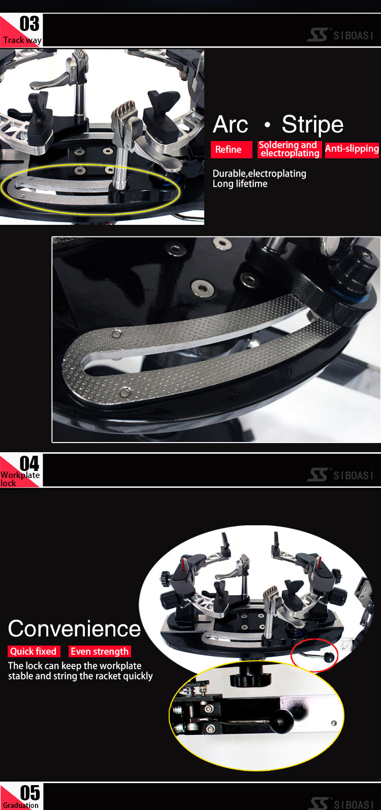 SGS одобрил стрингер ракетки тенниса, бадминтон S218 продевая нитку машину