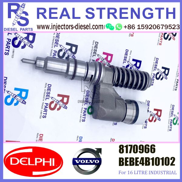 Injetor diesel V-O-L-V A1 da bomba BEBE4C10102 do injetor 8170966 de DELPHI para especs. 340-425 HP de D12 3124 E.U.