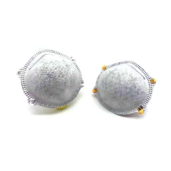 Active Carbon Dust And Particle Mask , FFP2 Carbon Cup Fine Particle Mask